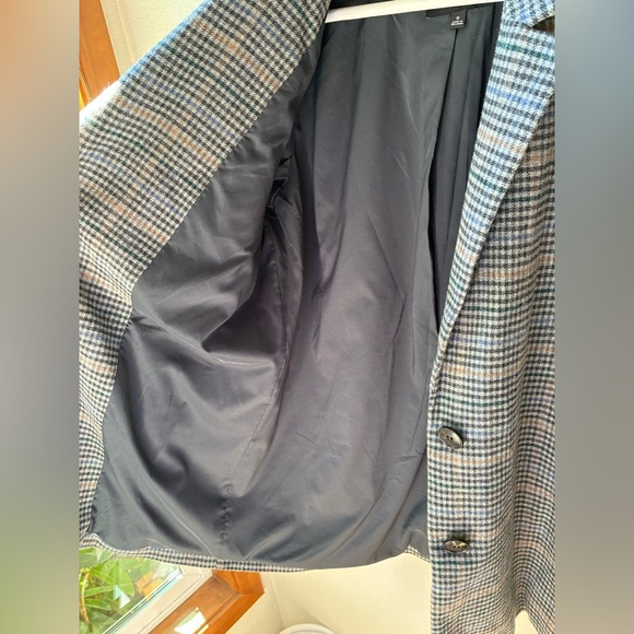 EUC Madewell Dorset Blazer in Bowne Plaid/ Color Essex Houndstooth Menswear (M) - Picture 8 of 15
